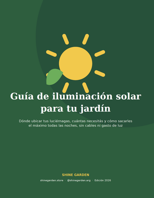 Guía de iluminación solar para tu jardín